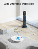30 Inch Oscillating Tower Fan with 3 Speed Settings and Auto-off Timer