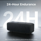 JUOVI Portable Bluetooth 6.0 TWS Pairing Wireless Speaker for Home Outdoor