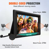 20FT Inflatable Projector Screen For Outside With 350W Air Blower