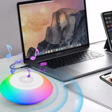 Floating Pool Speaker with Colorful Lights Hot Tub Speaker IPX7 Waterproof Wireless Speaker