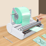 500W Automatic Sealing Machine for Sterilization Pouches 9.84in Width Dental Lab Sealer 6 Temp Levels 110V