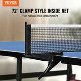 Indoor MDF Portable Table Tennis Table Foldable Ping Pong Table with Net
