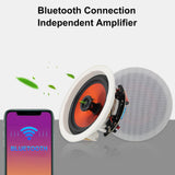 Herdio 6.5 Inch Speaker in-Ceiling 300W Home Audio Bluetooth  Home Recessed