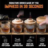 Whiskey Cocktail Smoker Kit with Torch Old Fashioned Syrup and 8 Flavors Wood Chips