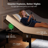 Tami T600 Adjustable Bed Frame Split King Size with Remote amp Massage
