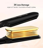Wide Flat Iron Hair Straightener with Ceramic & Tourmaline for Smooth One