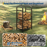 30 Inch Firewood Rack Outdoor Indoor, High Outdoor Wood Racks for Firewood