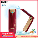 KuWFi 4G LTE Router 150Mbps USB Dongle Modem Wireless Wifi
