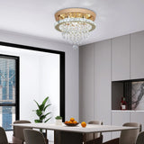 VETRULUS Luxury Crystal Chandelier Lustre Design Gold Modern Led Ceiling Light
