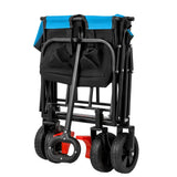 Mini Folding Wagon Garden Shopping Beach Cart