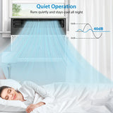 6000 BTU AC window unit w/ Washable Filter,Quiet Operation,Up to 269 Sq.Ft.