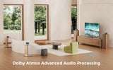 Poseidon D80 Boom 7.1ch 500W Dolby Atmos Soundbar, Wireless Subwoofer