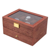 6/12/20/24/30Slots Large-capacity Watches and Glasses Display Box  Suitable for Hold Glasses Watches Jewelry Rings
