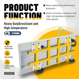 Platform Truck Flat Push Cart, 2500LBS Weight Capacity, Dolly Heavy Duty Hand Trucks with 360 Degree
