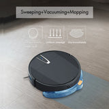Robot Vacuum Smart Mop Cleaner With 3800PA Suction APP& Voice Control