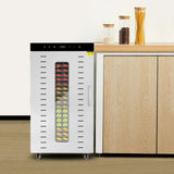 1700W Commercial Food Dehydrator 20 Stainless Steel Trays, Large Machine Capacity Food Dryer