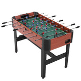 47 Inch Soccer Game Table with Score Keeper Indoor Foos Ball Table