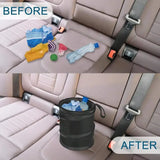 Collapsible Pop-Up Car Trash Can Waterproof Hanging Garbage Bin