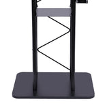 Iron 47 Inch Curved Podium Suitable for Schools Conference Rooms Stages Churches Classrooms