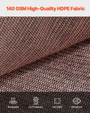90% Sun Shade Cloth, 10 x 12 ft Pergola Shade Cover with Stainless Steel