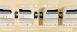 YUNZII B307 Wireless Keyboard, Retro Typewriter Aesthetic Keyboards