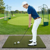 5x5ft 35mm Thickening Golf Mat Artificial Turf Golf Hitting Mat for Backyard