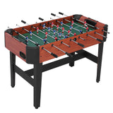 47 Inch Soccer Game Table with Score Keeper Indoor Foos Ball Table