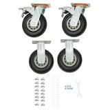 2500 LBS Dolly Cart Heavy Duty Push Cart Extra Large Platform Truck Cart Dolly with Capacity