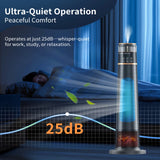 3 in 1 Portable Space Heater Tower Fan Combo for Bedroom, Office Large Room