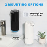 Soap Dispenser, 2 Pack Black and White Touchless Liquid Soap Dispensers