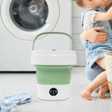 12L Portable Washing Machine, 3 Cleaning Modes Foldable Washing Machine, Travel Mini