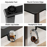 Electric Lifting Table, Square Standing Computer Desk Stand Up Desk With 4 Legs