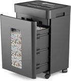 Heavy Duty Paper Shredder Micro-Cut High Security Level P-4, 12 Sheets