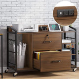 44" File Cabinet, Filing Cabinet fits Legal/Letter Size, 2 Drawer File Cabinets