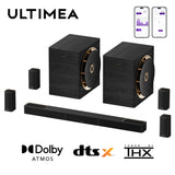 9.2.6ch THX-Tuned Wireless Surround Sound System Soundbar w/Dolby Atmos