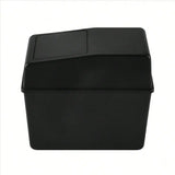 Car Trash Can With Lid Vehicle Can Garbage Organizer Large Wastebasket Bin