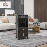 32 Evaporative Air Cooler for Home Office, Black Plastic, Black, 3-in-1