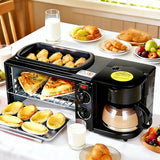 Breakfast machine Toaster sandwich toast coffee machine Small appliances 3-in-1