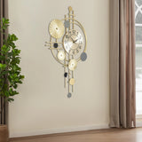 Wall Clock Modern Decorative Art Clock Silent Wall Clock Iron Wall Decoration
