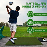 5x5ft 35mm Thickening Golf Mat Artificial Turf Golf Hitting Mat for Backyard