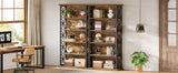 Tribesigns 71"  Tall Bookshelf,  6-Tier Industrial Bookcase with Metal Frame