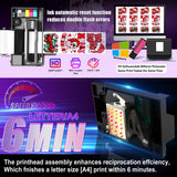 A4 DTF Printer Transfer  Direct to Film Built-in White Stirring Ink Circulatory