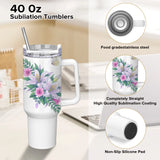12Pack Sublimation Tumblers,40 OZ Stainless Steel Double Insulated Water Bottle