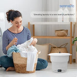 Mini Portable Washing Machine Foldable Compact Washer for Dorms Travel Apartments and Camping