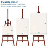Inclinable A-Frame Easel for Painting and Display Adjustable