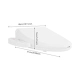 Smart ABS Toilet Seat Cover, High-Quality 1300W Flushing Power with Built-In Heater