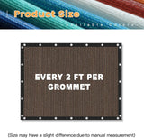 Shade Fabric Sun Shade Cloth Privacy Screen with Grommets for    Garden