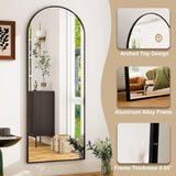 26" x 71" Aluminum Alloy Frame Full Body Mirror for Bedroom, Living Room