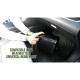 Car Trash Can Waterproof and Leakproof Car Garbage Bin with Floor Mat Clip