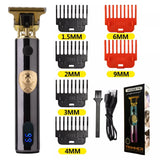 T9 LCD Electric Hairdresser Oil Shaving Head Electric Pusher Carving Electric Pusher Clipper Hair Precision
